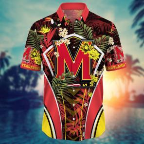 Maryland Terrapins NCAA Flower Hawaii Shirt For Fans Ver 32