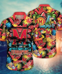 Maryland Terrapins NCAA Flower Hawaii Shirt For Fans Ver 34
