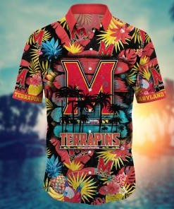 Maryland Terrapins NCAA Flower Hawaii Shirt For Fans Ver 34