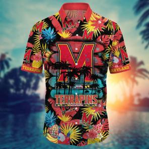 Maryland Terrapins NCAA Flower Hawaii Shirt For Fans Ver 34