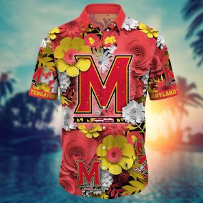 Maryland Terrapins NCAA Flower Hawaii Shirt For Fans Ver 35