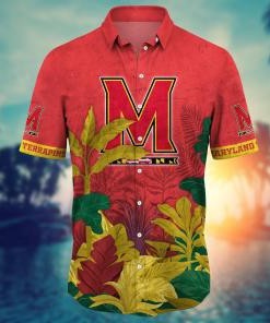 Maryland Terrapins NCAA Flower Hawaii Shirt For Fans Ver 6