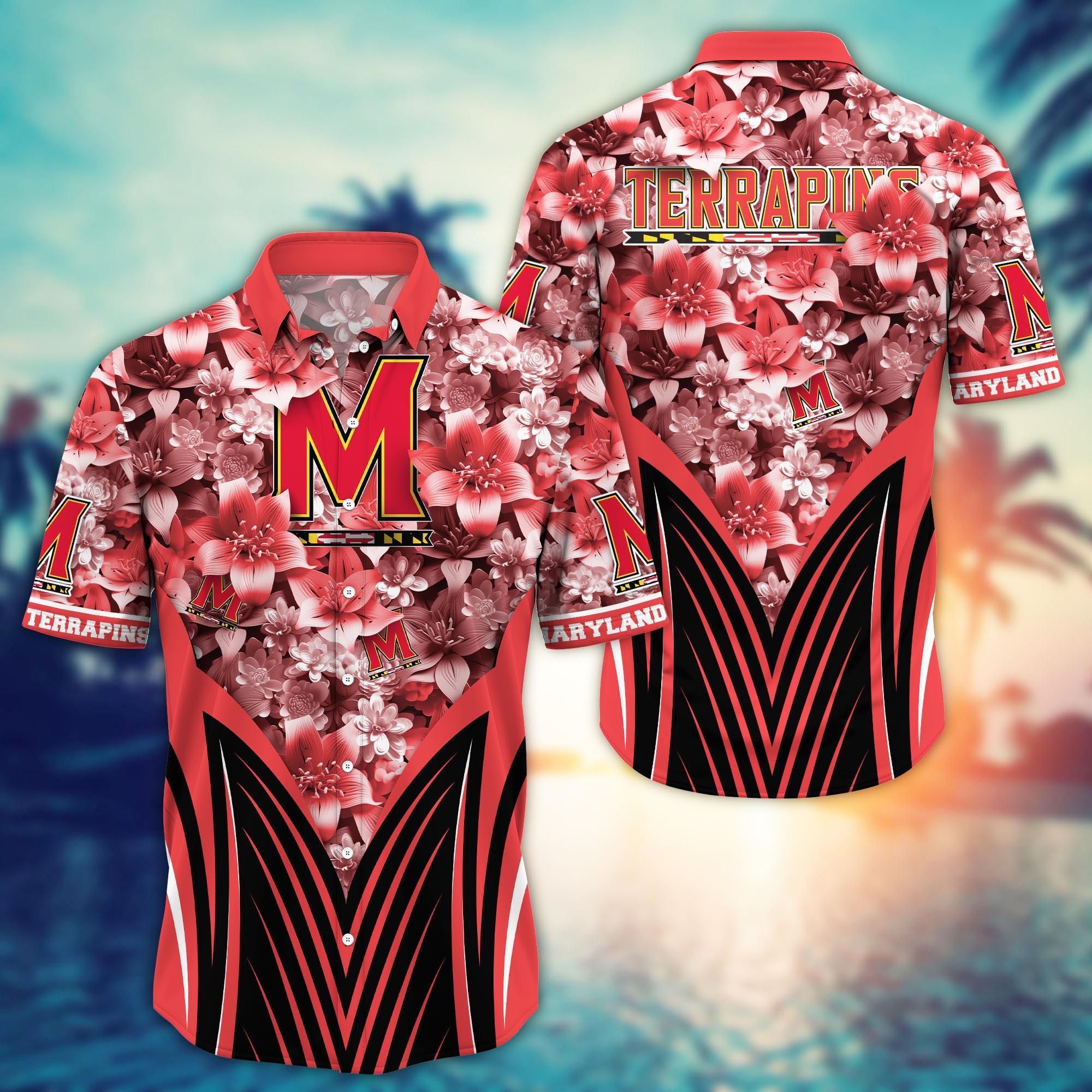 Maryland Terrapins NCAA Hawaiian Shirt, Aloha Shirt Ver 2