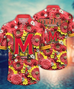 Maryland Terrapins NCAA Hawaiian Shirt for This Summer Customize Shirt Any Team