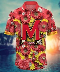 Maryland Terrapins NCAA Hawaiian Shirt for This Summer Customize Shirt Any Team