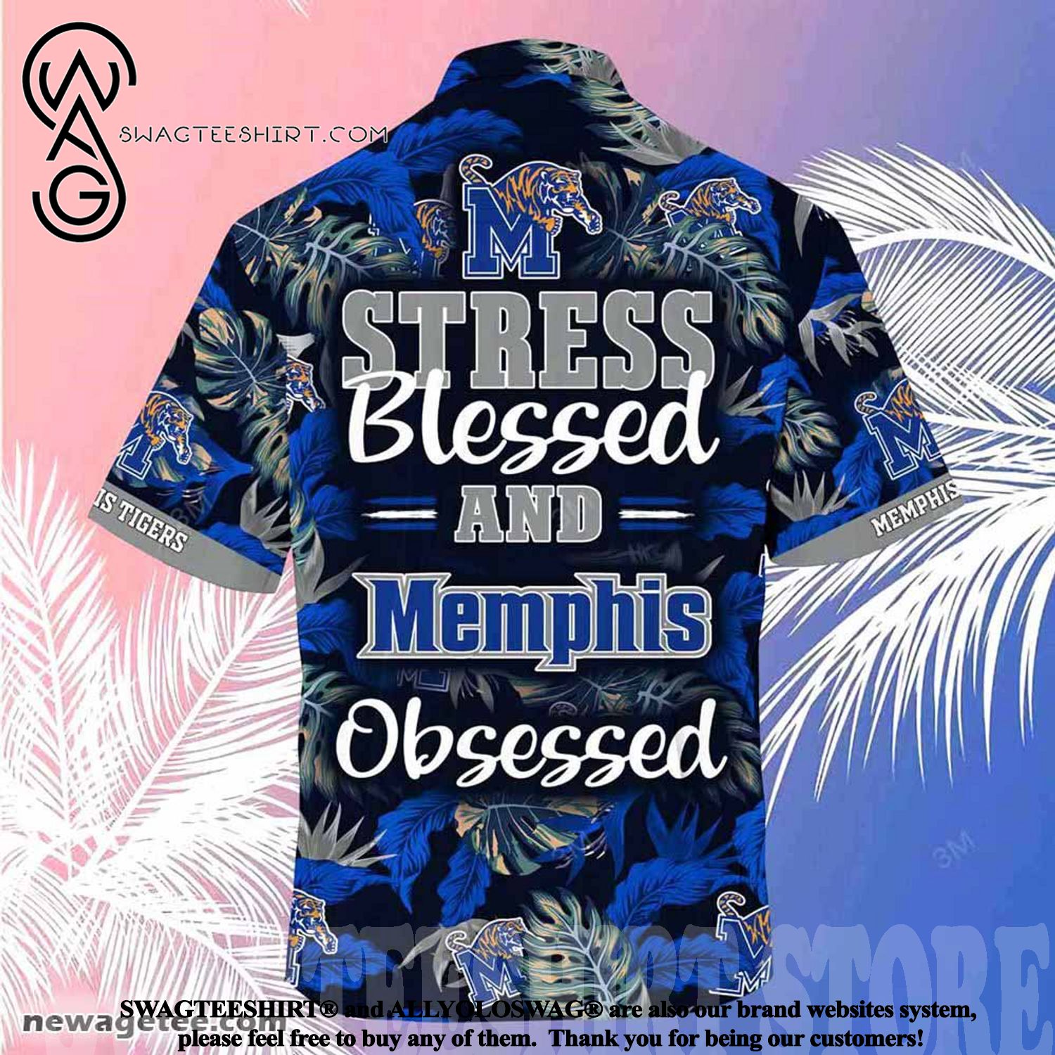 Memphis Tigers Beach Hawaiian Shirt Too Cute to Pass Up