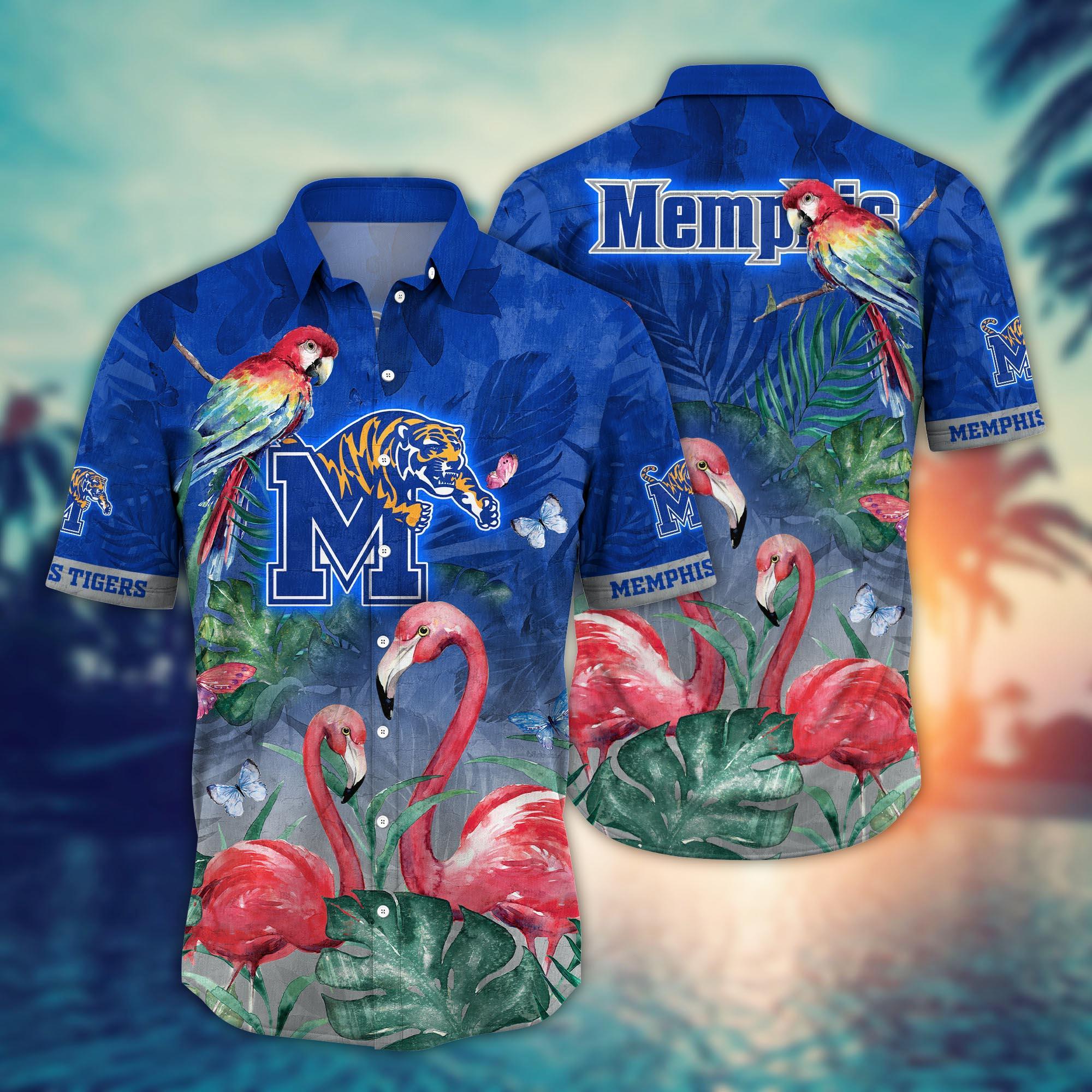 Memphis Tigers NCAA Flower Hawaii Shirt For Fans Ver 12