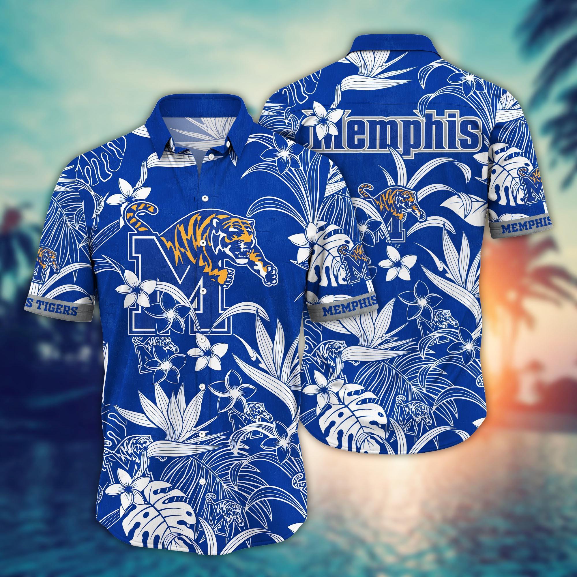 Memphis Tigers NCAA Flower Hawaii Shirt For Fans Ver 29