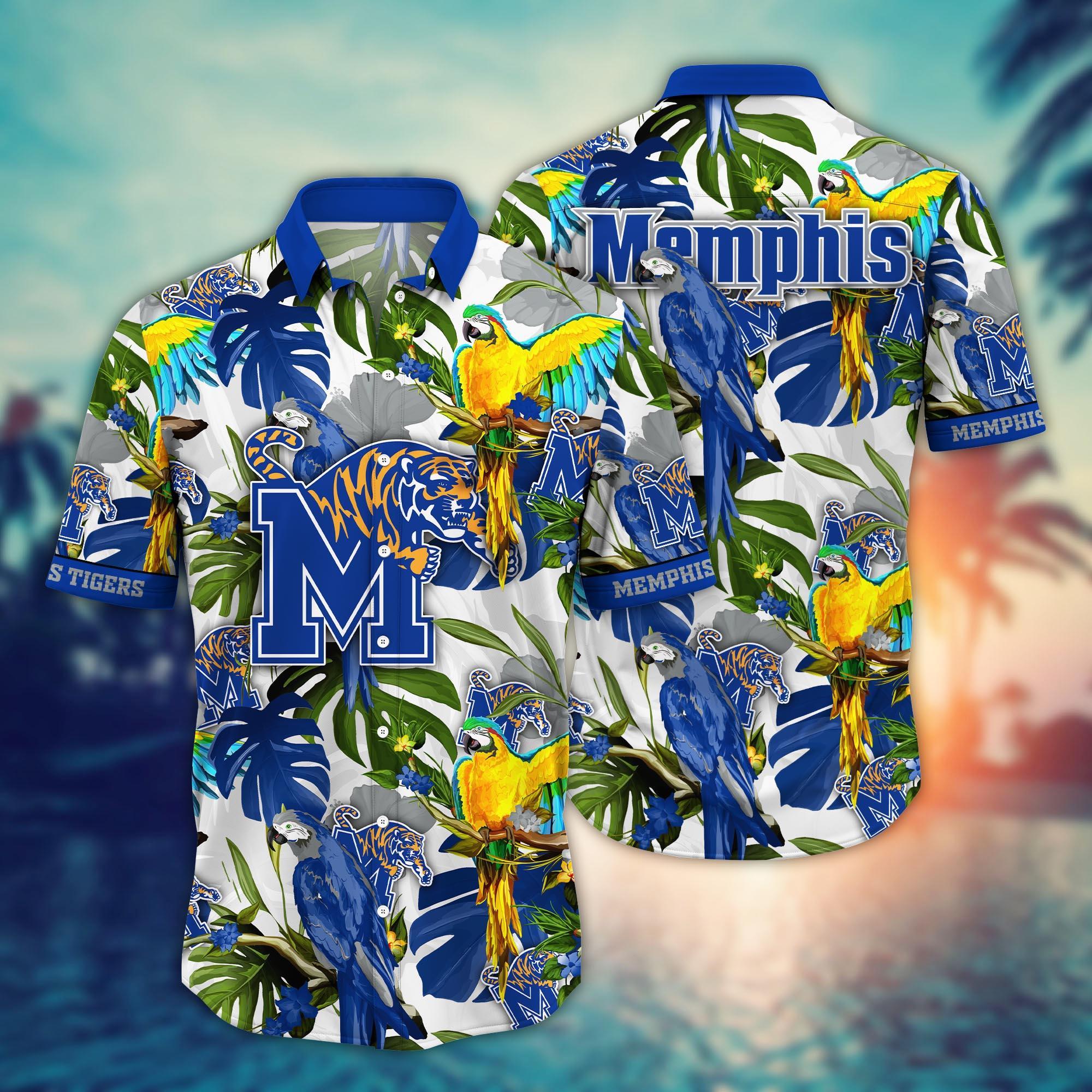 Memphis Tigers NCAA Flower Hawaii Shirt For Fans Ver 3