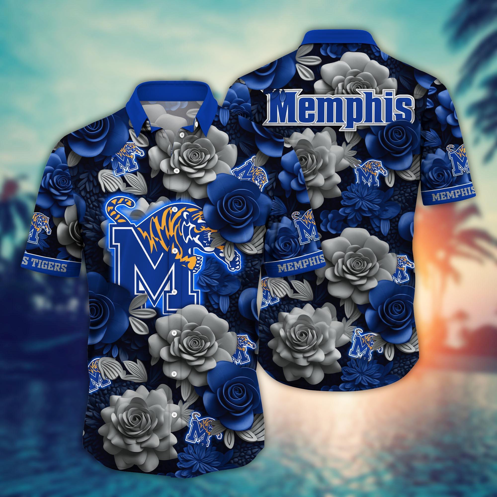Memphis Tigers NCAA Flower Hawaii Shirt For Fans Ver 37
