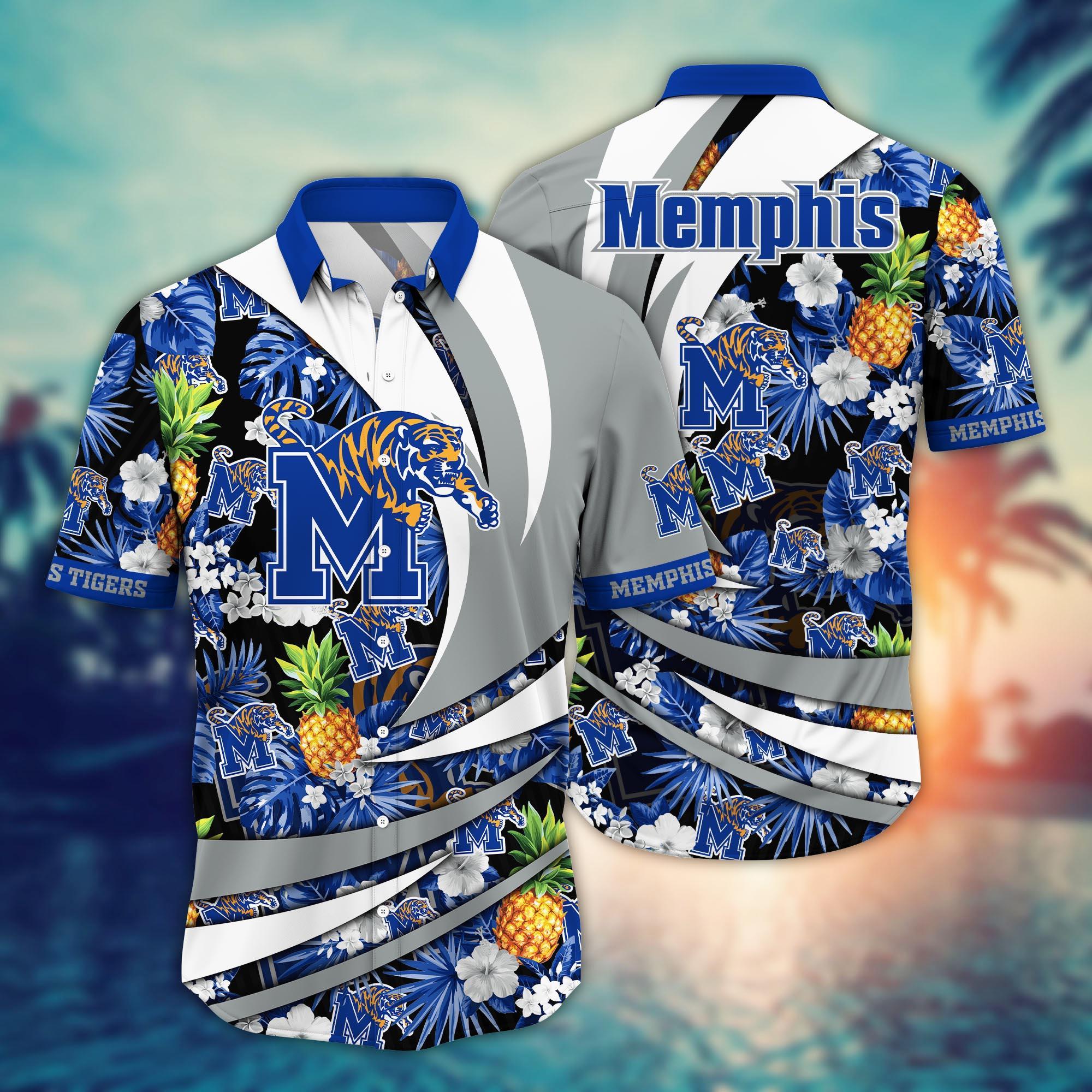 Memphis Tigers NCAA Flower Hawaii Shirt For Fans Ver 7