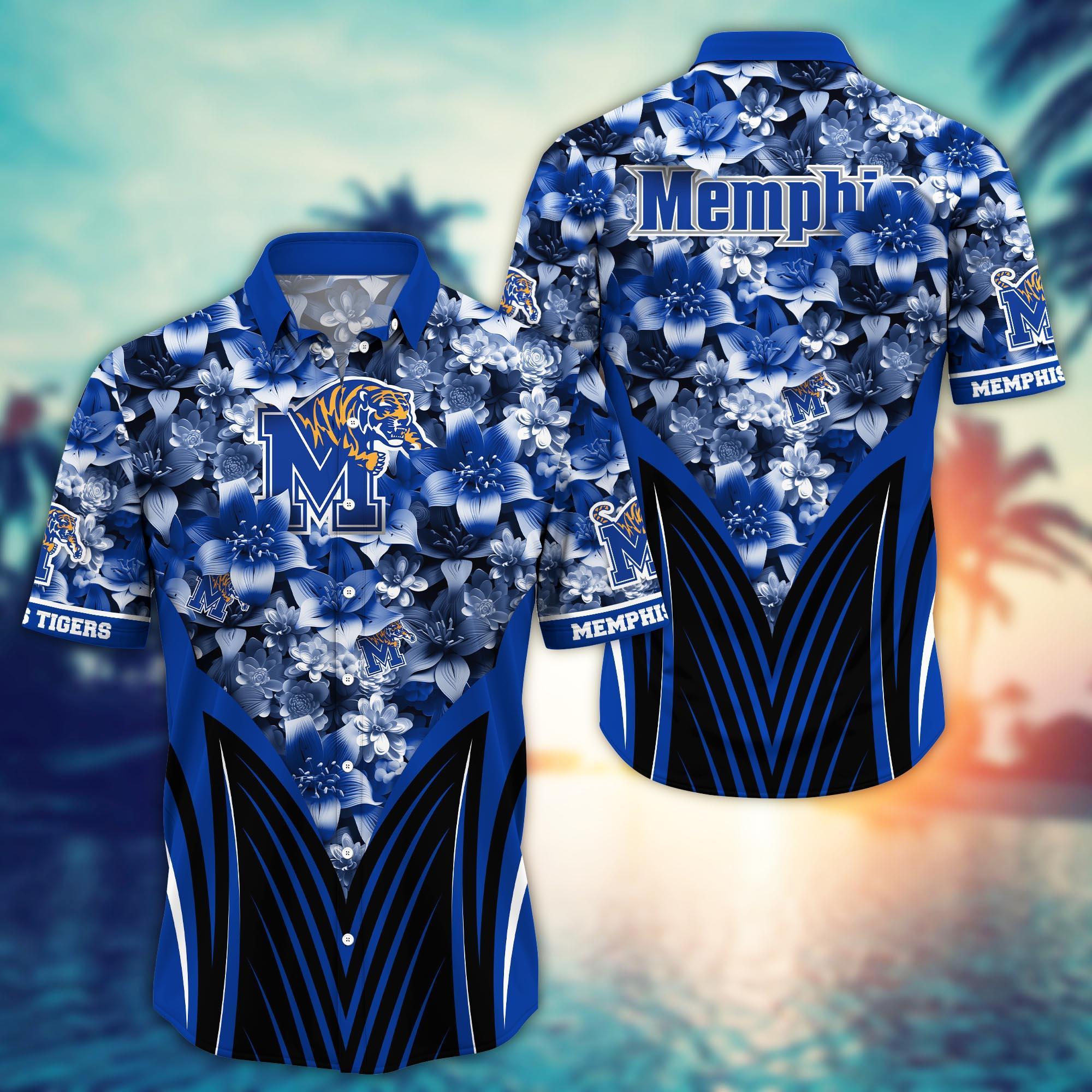 Memphis Tigers NCAA Hawaiian Shirt, Aloha Shirt Ver 1