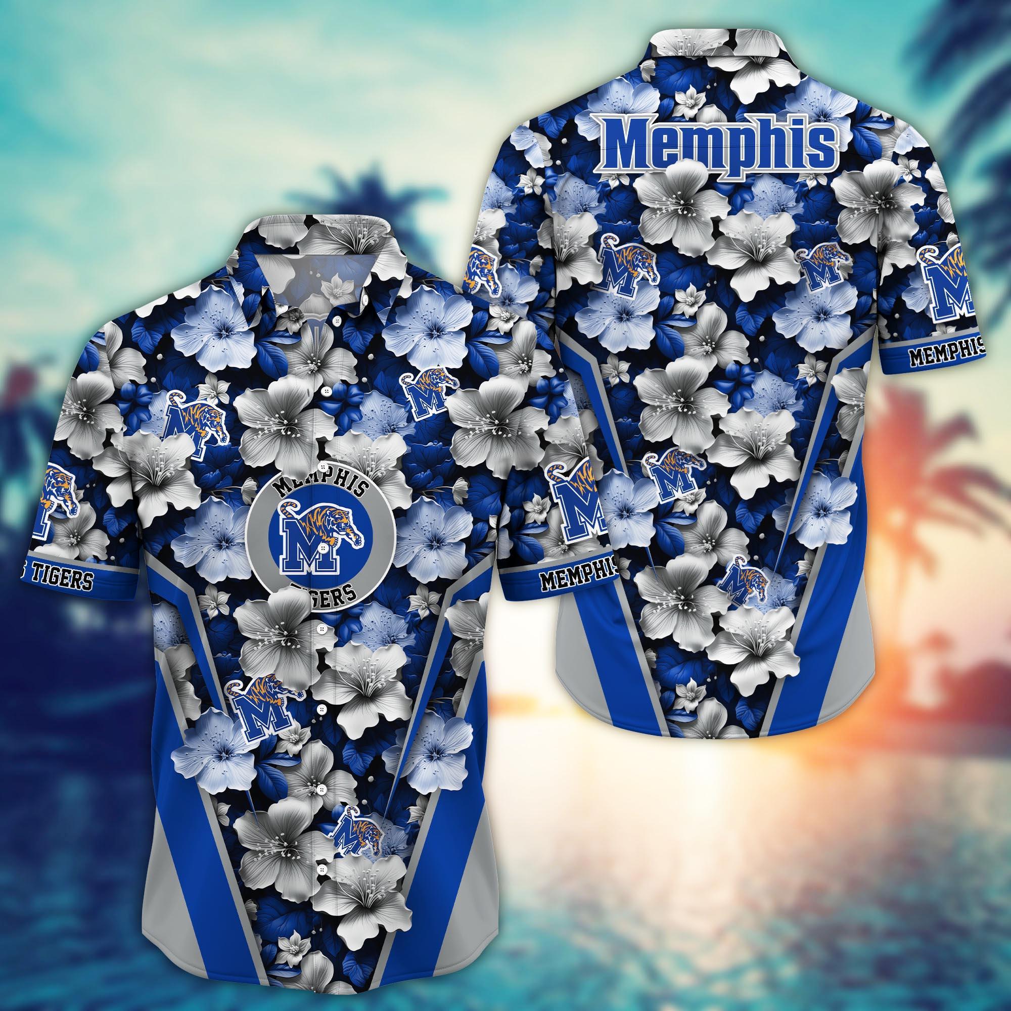 Memphis Tigers NCAA Hawaiian Shirt, Aloha Shirt Ver 2