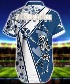 Men's BYU Cougars Skeleton Aloha Short Sleeve Shirt
