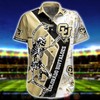 Men's Colorado Buffaloes Skeleton Aloha Short Sleeve Shirt 