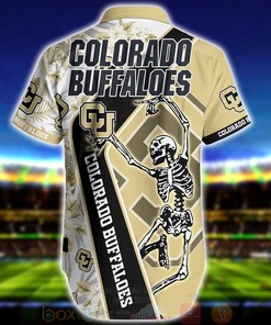 Men's Colorado Buffaloes Skeleton Aloha Short Sleeve Shirt