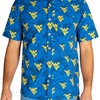 Men's Hibiscus Beach Shirt: West Virginia Mountaineers Hawaiian Shirt