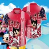 Men's Mickey Mouse NCAA Houston Cougars Hawaiian Shirt 