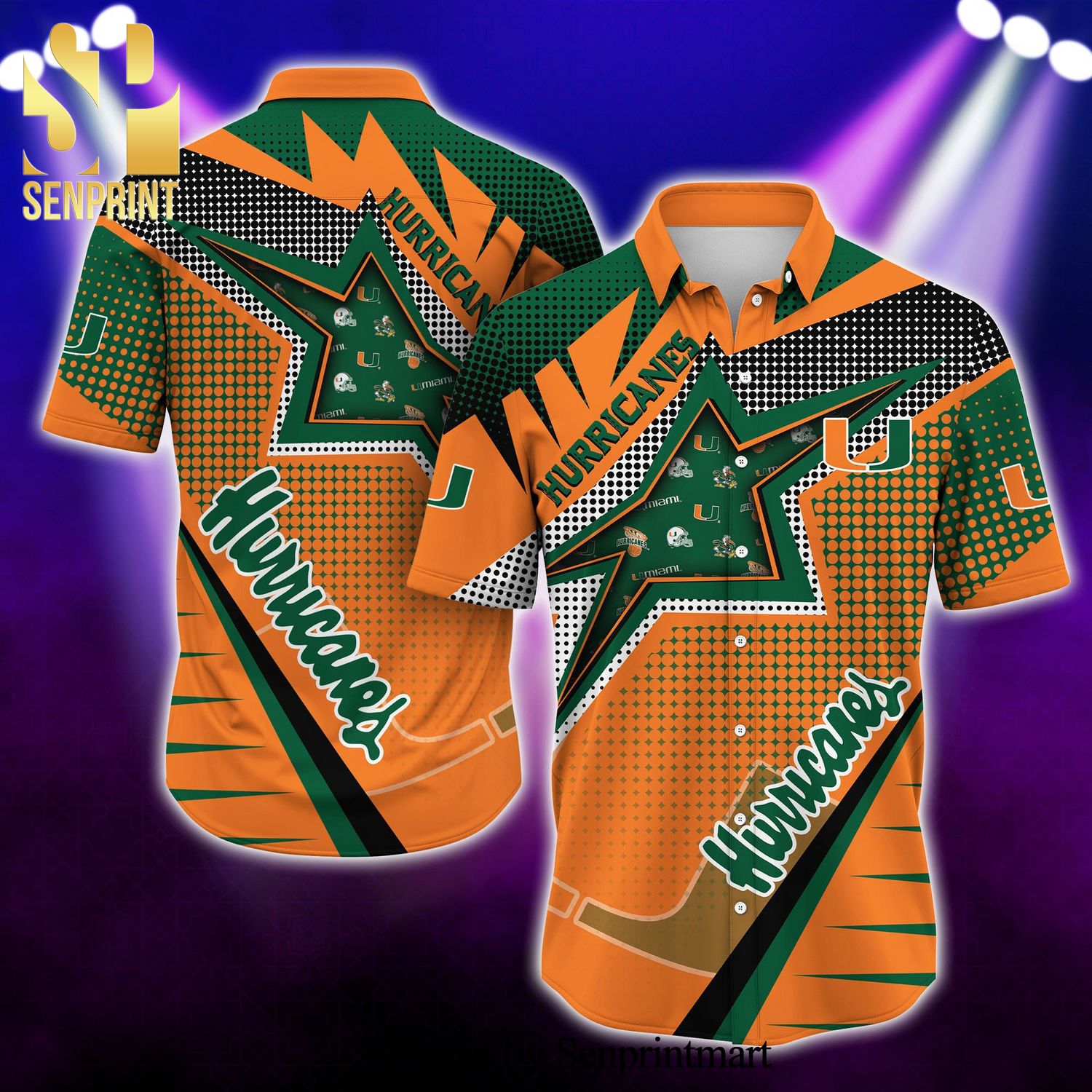 Miami Hurricanes Hawaiian Shirt - Add Some Aloha to Your Wardrobe.