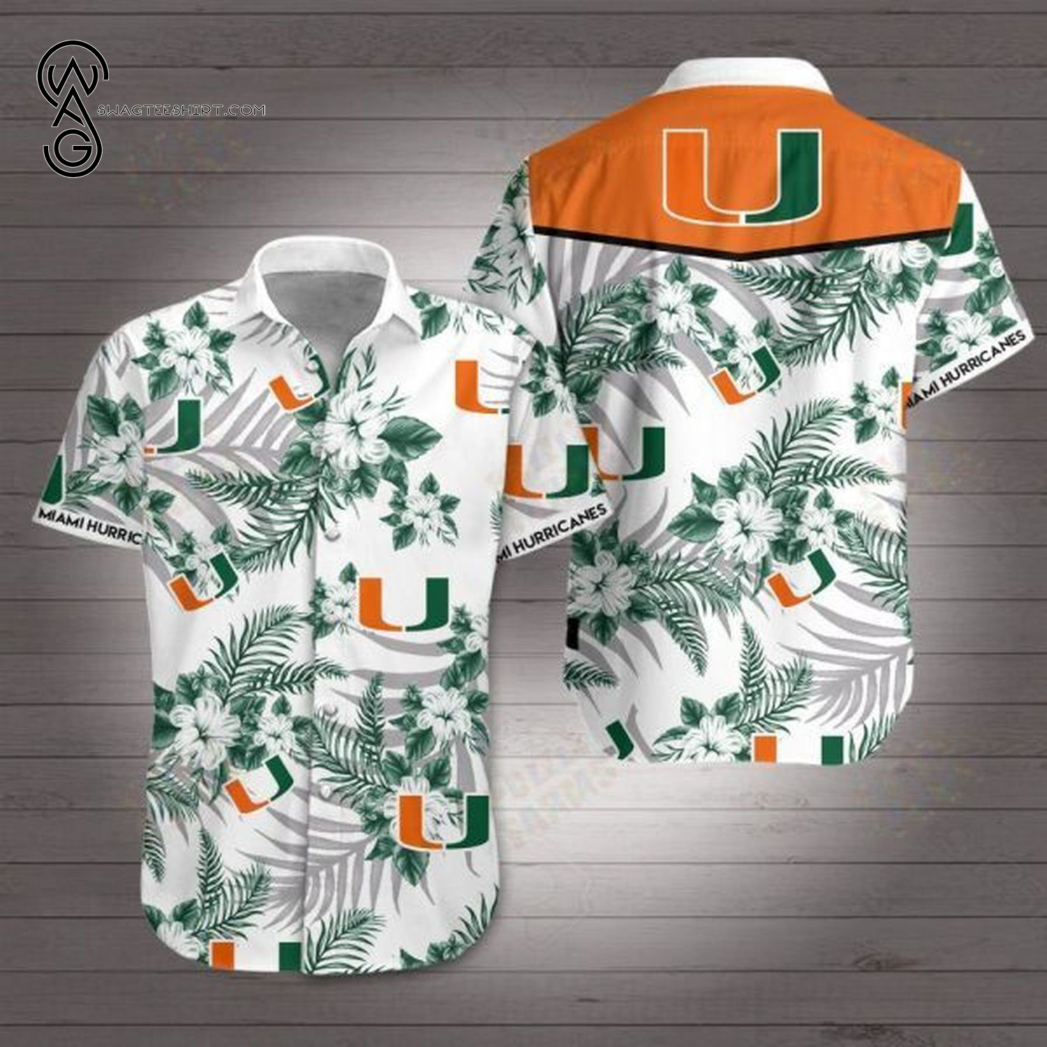 Miami Hurricanes Hawaiian Sport Team Shirt