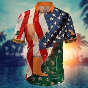 Miami Hurricanes NCAA Flower Hawaii Shirt For Fans Ver 11