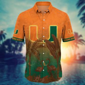 Miami Hurricanes NCAA Flower Hawaii Shirt For Fans Ver 13