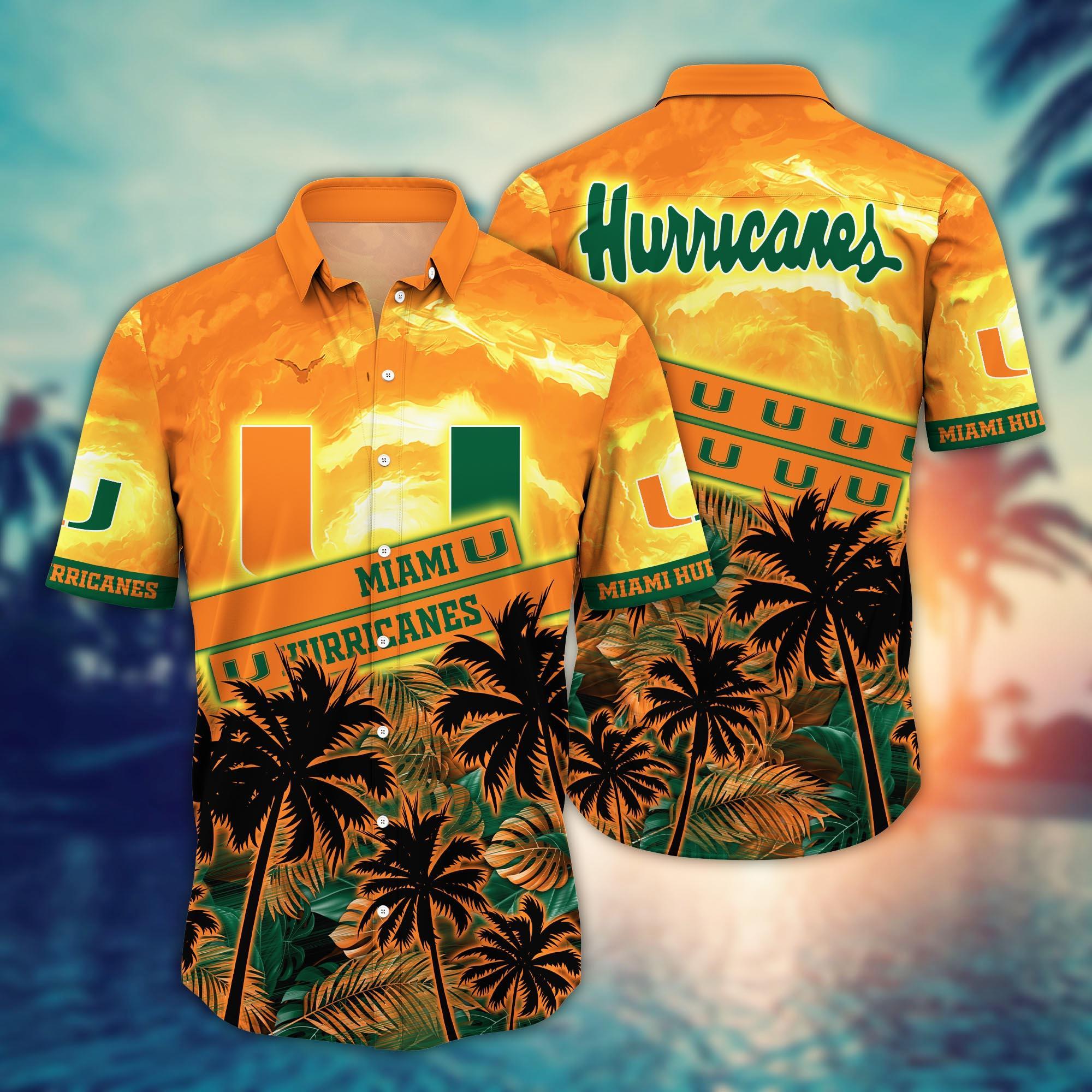 Miami Hurricanes NCAA Flower Hawaii Shirt For Fans Ver 22