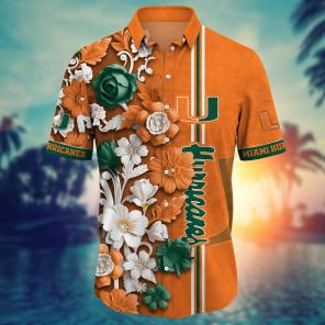 Miami Hurricanes NCAA Flower Hawaii Shirt For Fans Ver 24