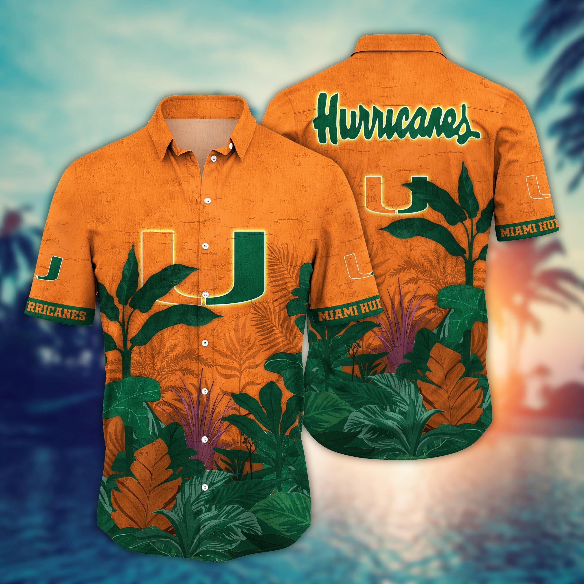 Miami Hurricanes NCAA Flower Hawaii Shirt For Fans Ver 28