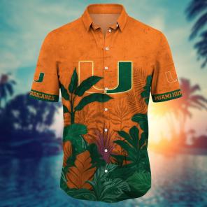 Miami Hurricanes NCAA Flower Hawaii Shirt For Fans Ver 28