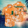 Miami Hurricanes NCAA Flower Hawaii Shirt For Fans Ver 29