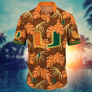 Miami Hurricanes NCAA Flower Hawaii Shirt For Fans Ver 32