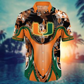 Miami Hurricanes NCAA Flower Hawaii Shirt For Fans Ver 33
