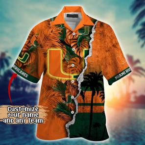 Miami Hurricanes NCAA Flower Hawaii Shirt For Fans Ver 35