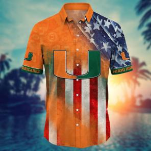 Miami Hurricanes NCAA Hawaii Shirt Ver 1