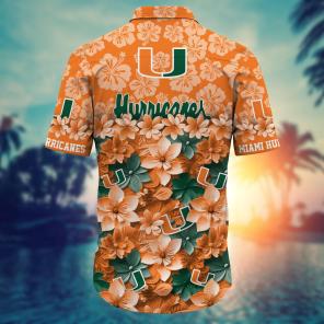 Miami Hurricanes NCAA Hawaiian Shirt Gift For Fan