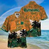 Miami Hurricanes NCAA Palm Tree Pattern Hawaii Shirt For Sports Fans