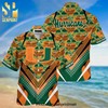 Miami Hurricanes Summer Hawaiian Shirt and Shorts - Perfect for Sports Fans.