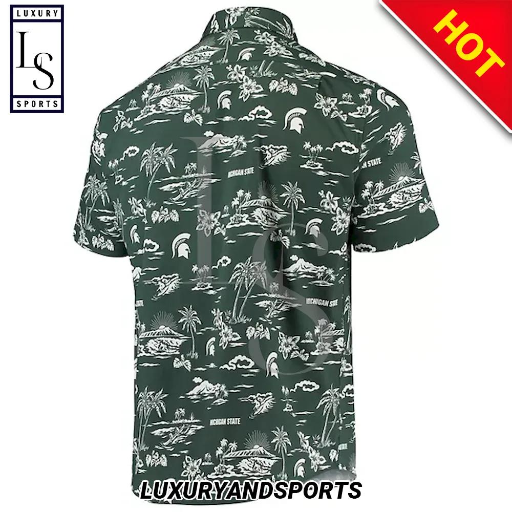 Michigan State Spartans Island Custom Hawaiian Shirt - Unique and Customized Shirt Design for Spartans Fans