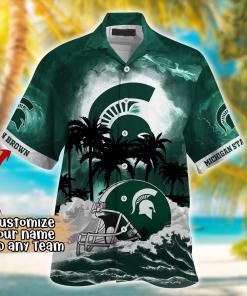 Michigan State Spartans NCAA Best Hawaiian Shirt Ever- Customize Any Team Any League