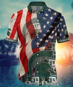Michigan State Spartans NCAA Flower Hawaii Shirt For Fans Ver 11