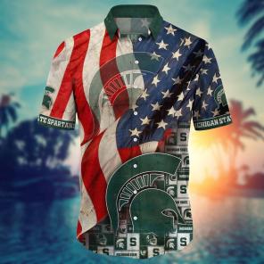 Michigan State Spartans NCAA Flower Hawaii Shirt For Fans Ver 11