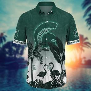 Michigan State Spartans NCAA Flower Hawaii Shirt For Fans Ver 12