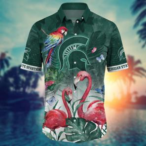 Michigan State Spartans NCAA Flower Hawaii Shirt For Fans Ver 13
