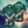 Michigan State Spartans NCAA Flower Hawaii Shirt For Fans Ver 19