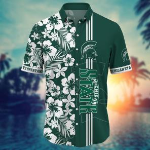 Michigan State Spartans NCAA Flower Hawaii Shirt For Fans Ver 20