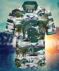 Michigan State Spartans NCAA Flower Hawaii Shirt For Fans Ver 21
