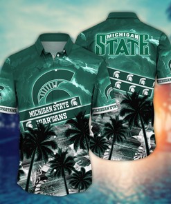 Michigan State Spartans NCAA Flower Hawaii Shirt For Fans Ver 23
