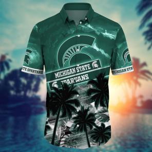 Michigan State Spartans NCAA Flower Hawaii Shirt For Fans Ver 23