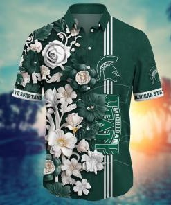 Michigan State Spartans NCAA Flower Hawaii Shirt For Fans Ver 25
